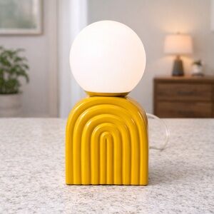 Target Yellow Rainbow Table Lamp Modern Decorative Accent Lamp New